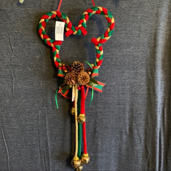 Disney Parks Mickey Icon Christmas Door Hanger